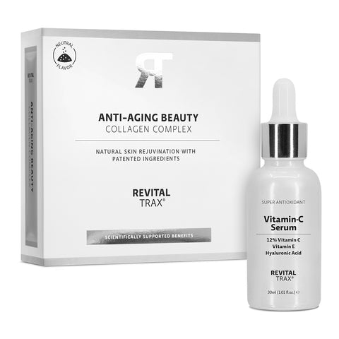 Complexe de Collagène Beauté Anti-Âge + Sérum Vitamine-C