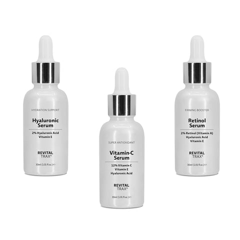Sérum Vitamine C + Rétinol + Hyaluronique
